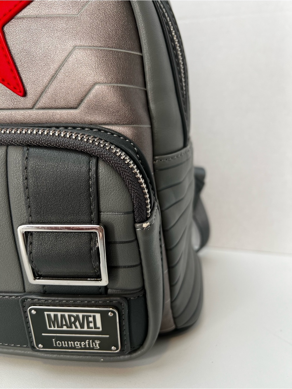 Loungefly Winter Soldier Marvel Avengers Cosplay Backpack Captain America - Picture 3 of 12